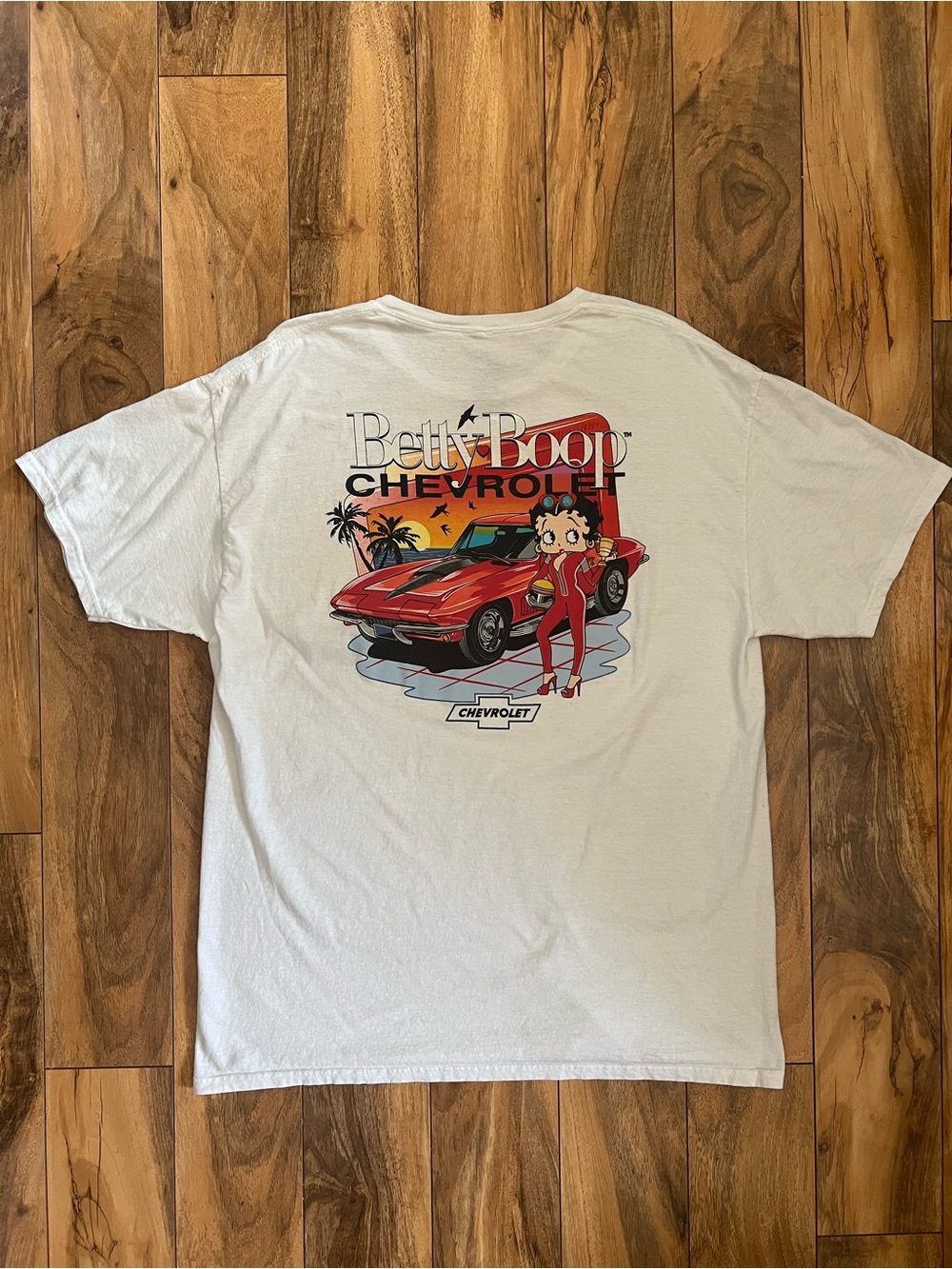 Fleischer Studios Betty Boop GM Chevrolet T-Shirt